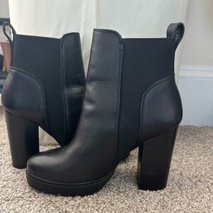 Steve Madden Black Ankle Boots